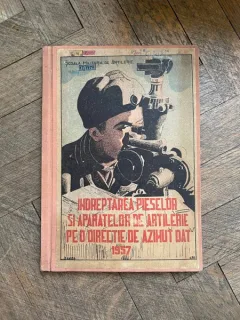 Indreptarea pieselor si aparatelor de artilerie pe o directie de azimut dat (1957)