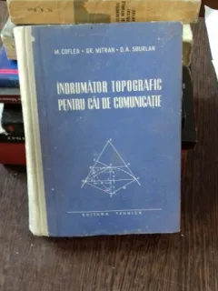 Indrumator topografic pentru cai de comunicatie