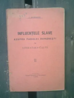 Influentele slave asupra fabulei romanesti in literatura culta - I. Negrescu