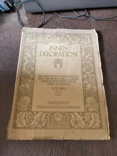 Innen-dekoration Die Gesamte Wohnungskunst in bild und wort (1928)