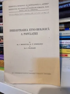 Inregistrarea etno biologica a populatiei - I. Moldovan