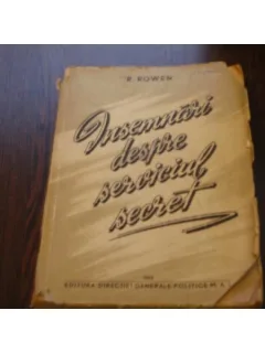 INSEMNARI DESPRE SERVICIUL SECRET - R.ROWEN