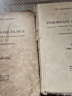 INSEMNARI ZILNICE - TITU MAIOERSCU  volumul1+2