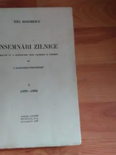 INSEMNARI ZILNICEVOL1,2,3--TITU MAIORESCU