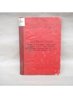 Instructiuni pentru cunoasterea , intretinerea si intrebuintarea aruncatorului , 1970
