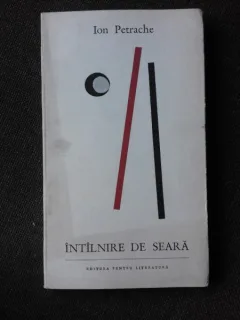 INTALNIRE DE SEARA - ION PETRACHE  (CU DEDICATIA AUTORULUI PENTRU POETUL VASILE ZAMFIR)