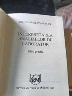 Interpretarea Analizelor de Laborator - Dr. Gabriel Ivanovici