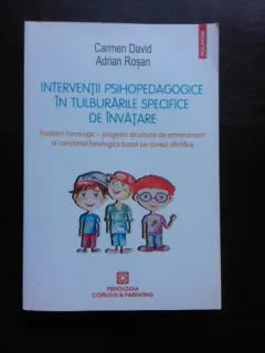 INTERVENTII PSIHOPEDAGOGICE IN TULBURARILE SPECIFICE DE INVATARE - CARMEN DAVID