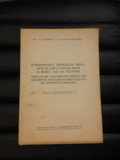 INTREBUINTAREA DIFERITELOR PREPARATE IN LUPTA CONTRA MANEI SI MODUL LOR DE FOLOSIRE - I.C. TEODORESCU
