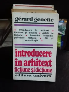 INTRODUCERE IN ARHITEXT - GERARD GENETTE