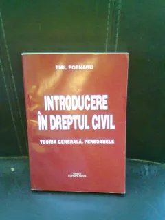 INTRODUCERE IN DREPTUL CIVIL - EMIL POENARU