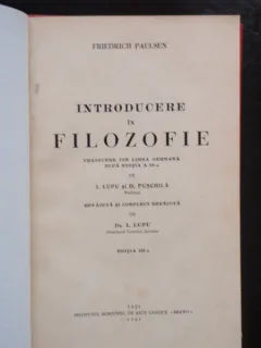 INTRODUCERE IN FILOZOFIE - FRIEDRICH PAULSEN