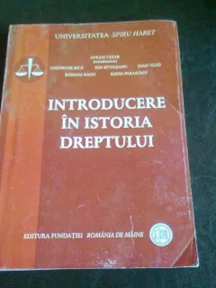 INTRODUCERE IN ISTORIA DREPTULUI - AVRAM CEZAR