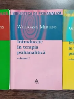 Introducere in terapia psihanalitica - Wolfgang Mertens (3 volume)