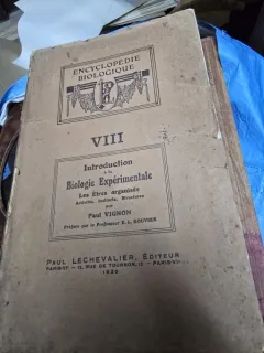Introduction a la Biologie Experimentale Vol. VIII - Paul Vignon