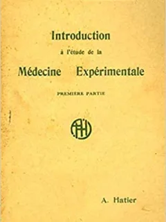 INTRODUCTION A L'ETUDE DE LA MÉDECINE EXPERIMENTALE - CLAUDE BERNARD  (CARTE IN LIMBA FRANCEZA)