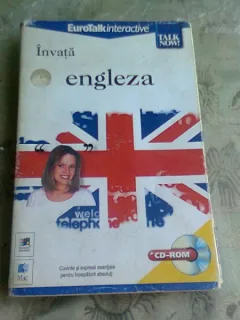 INVATA ENGLEZA, EUROTALK INTERACTIVE, CURS PE CD, CUVINTE SI EXPRESII ESENTIALE PENTRU INCEPATOROO ABSOLUTI
