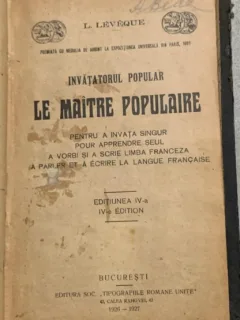 Invatatorul popular / Le maitre populaire - L. Leveque