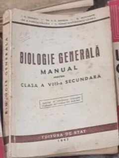 I.O. Ionescu, C. Constantinescu-Vede - Biologie Generala, Manual pentru clasa a VIII-a secundara