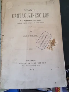 Ioan C. Mihalcea - Neamul Cantacuzinescilor