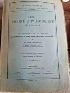 Ioan Simionescu - Studii geologice si paleontologice din Dobrogea. Vol. VI. Fauna Amonitilor trisici de la Hagighiol.
