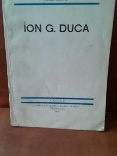 Ion G. Duca - Dimitrie Marmeliuc