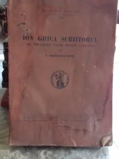 Ion Ghica Scriitorul - cu prilejul unor texte inedite - N.Georgescu-Tistu