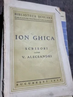 Ion Ghica - Scrisori catre V. Alecsandri