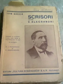 ION GHICA SCRISORI CATRE V. ALECSANDRI