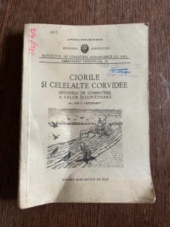 Ion I. Catuneanu Ciorile si celelalte corvidee. Metodele de combatere a celor daunatoare