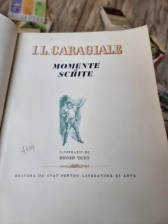 Ion Luca Caragiale - Momente si Schite  (ilustratii de Eugen Taru)