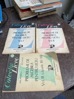 Ion Petrica - Probleme de algebra pentru liceu (3 volume)