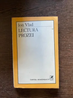 Ion Vlad - Lectura prozei