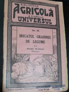 Irigatul gradinii de legume - Petre Florian
