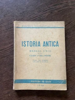 Istoria Antica manual unic pentru clasa a VIII-a medie (1948)