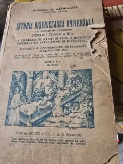 Istoria bisericeasca universala cu notiuni de catechism pentru clasa a III-a - D. Georgescu