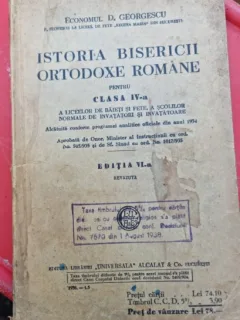 Istoria Bisericii Ortodoxe Romane pentru clasa a IV-a - D. Georgescu
