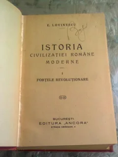 ISTORIA CIVILIZATIEI ROMANE MODERNE - EUGEN LOVINESCU   VOL.I+II+III, COLIGATE