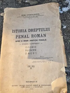 Istoria dreptului penal roman. Spre o noua justitie penala. Studiu comparat, istorie, filosofie, drept - Petre Ionescu Muscel