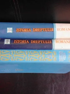 ISTORIA DREPTULUI ROMANESC - 3 VOLUME
