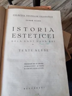 Istoria esteticii de la Kant pana azi in texte alese - Tudor Vianu