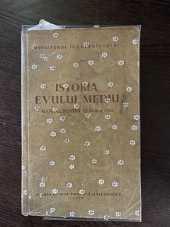 Istoria Evului Mediu manual pentru clasa a VI-a (1956)