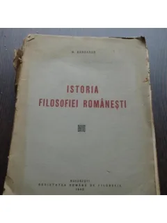 ISTORIA FILOSOFIEI ROMANESTI - N.BAGDASAR