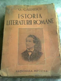ISTORIA LITERATURII ROMANE, COMPENDIU - G. CALINESCU