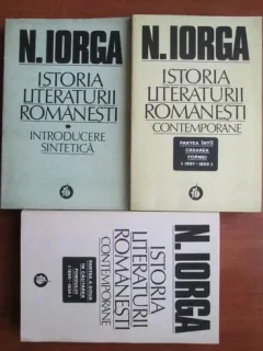 Istoria literaturii romanesti - N. Iorga  3 volume