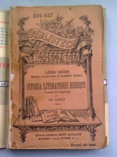ISTORIA LITERATURII RUSESTI - LOUIS LEGER