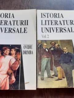 ISTORIA LITERATURII UNIVERSALE - OVIDIU DRIMBA  2 VOLUME