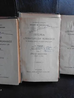 Istoria literaturilor romanice - N. Iorga  Vol.I-III