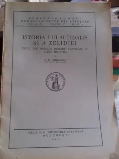 ISTORIA LUI ALTIDALIS SI A ZELIDEI - N.N. CONDEESCU