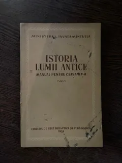 Istoria Lumii Antice manual pentru clasa a V-a (1955)